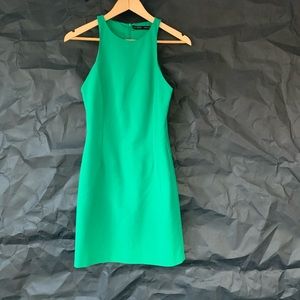 Summery green Zara mini dress .